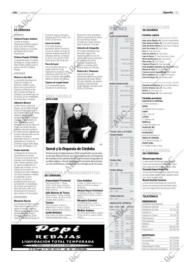 ABC CORDOBA 17-07-2004 página 41