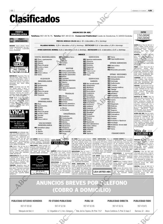 ABC CORDOBA 17-07-2004 página 66