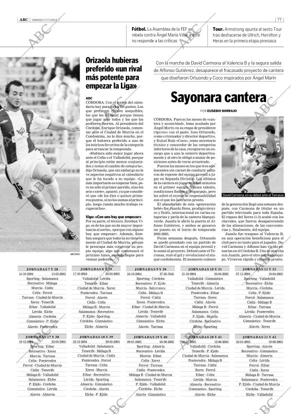 ABC CORDOBA 17-07-2004 página 77