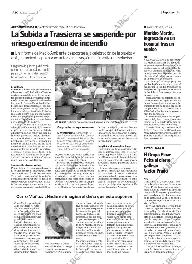 ABC CORDOBA 17-07-2004 página 81