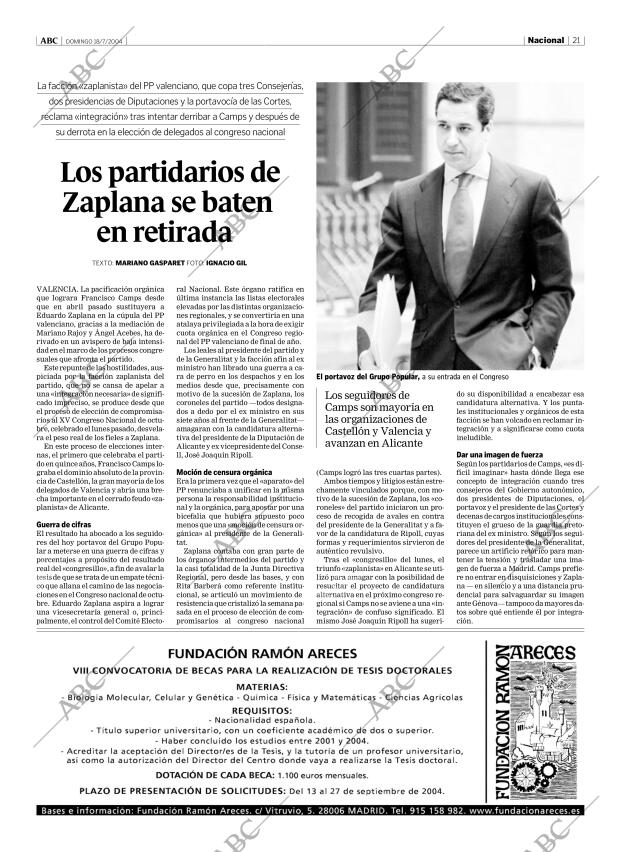 ABC MADRID 18-07-2004 página 21