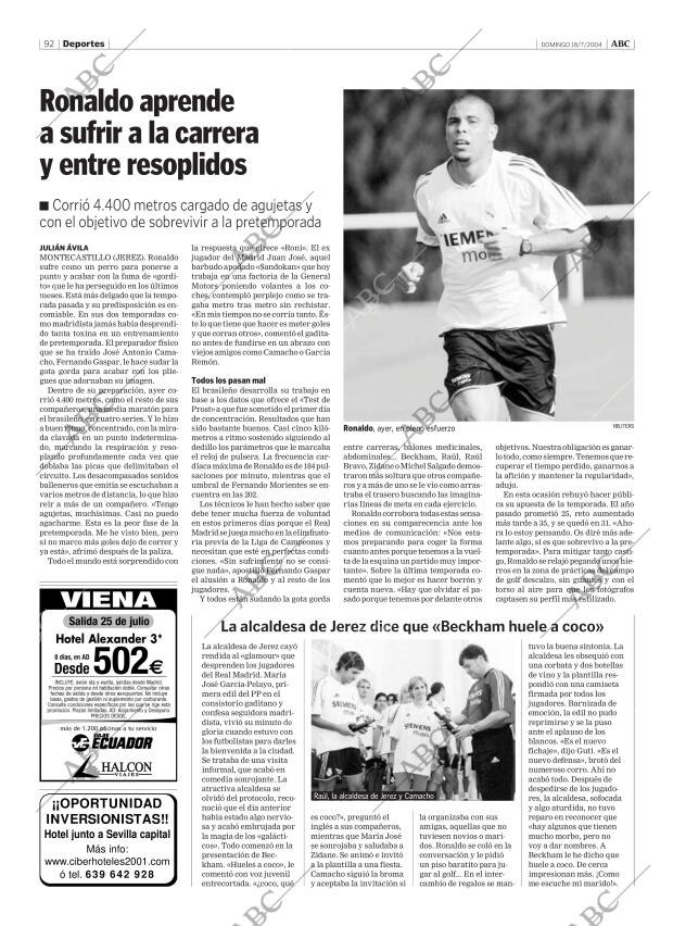 ABC MADRID 18-07-2004 página 92