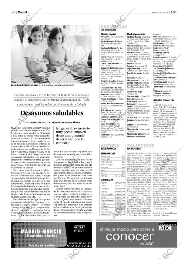 ABC MADRID 20-07-2004 página 40