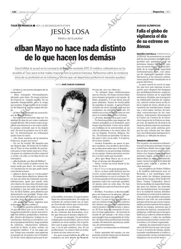 ABC MADRID 20-07-2004 página 89