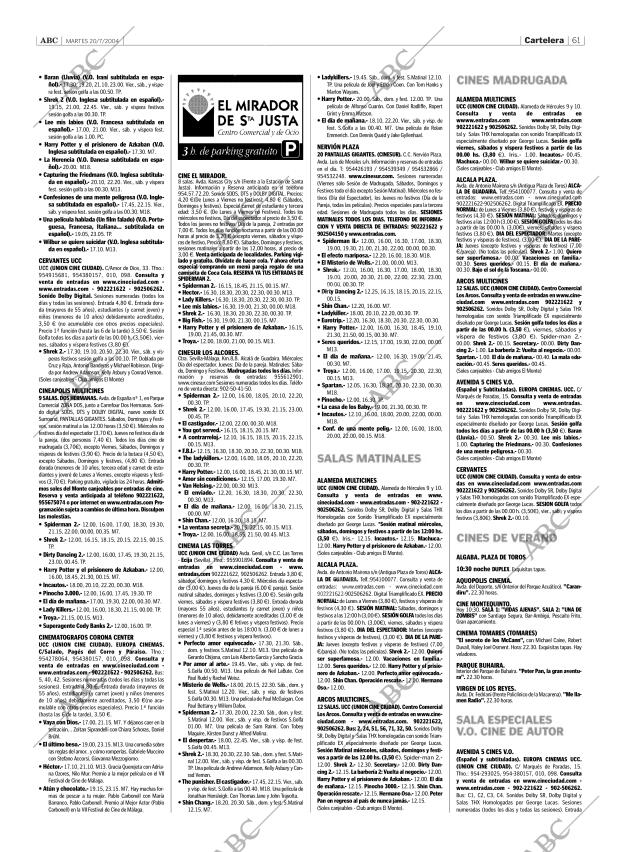 ABC SEVILLA 20-07-2004 página 61