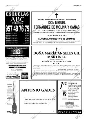 ABC CORDOBA 21-07-2004 página 61