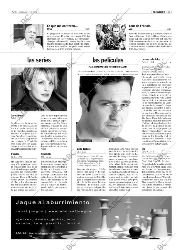 ABC CORDOBA 21-07-2004 página 85