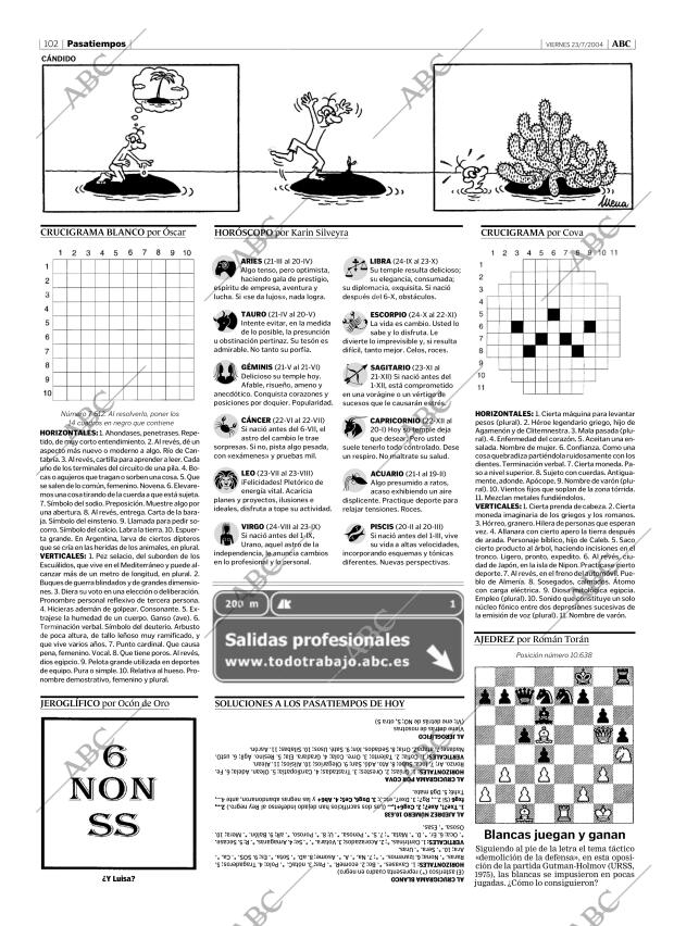 ABC MADRID 23-07-2004 página 102
