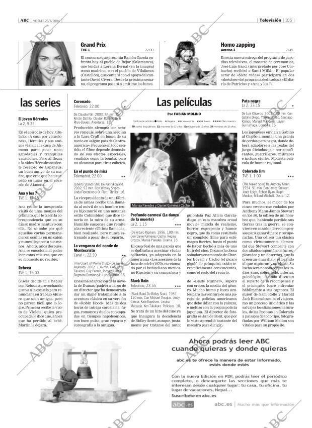 ABC MADRID 23-07-2004 página 105