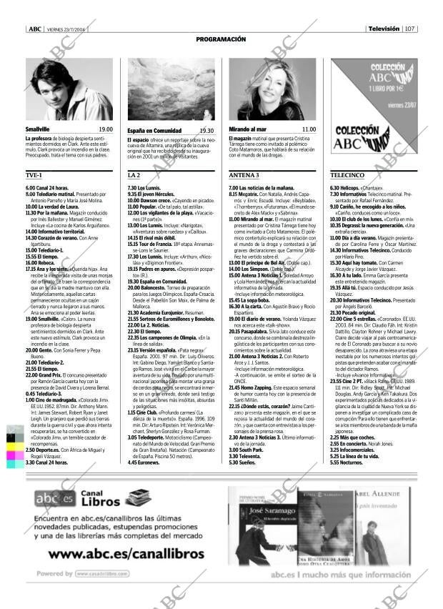 ABC MADRID 23-07-2004 página 107