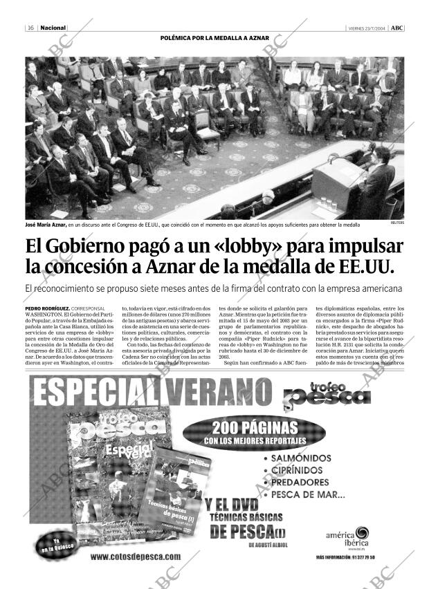 ABC MADRID 23-07-2004 página 16