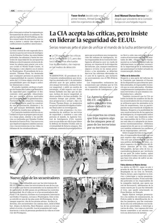 ABC MADRID 23-07-2004 página 25