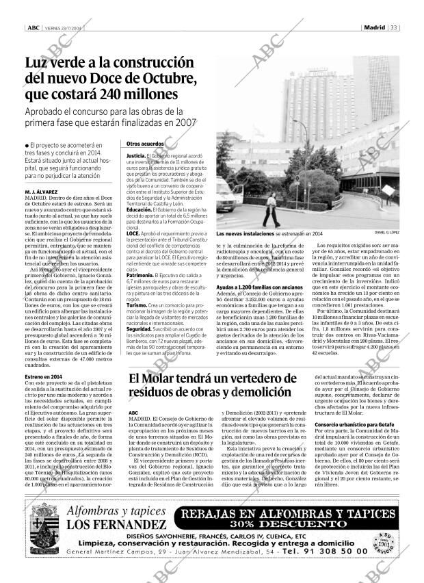 ABC MADRID 23-07-2004 página 33