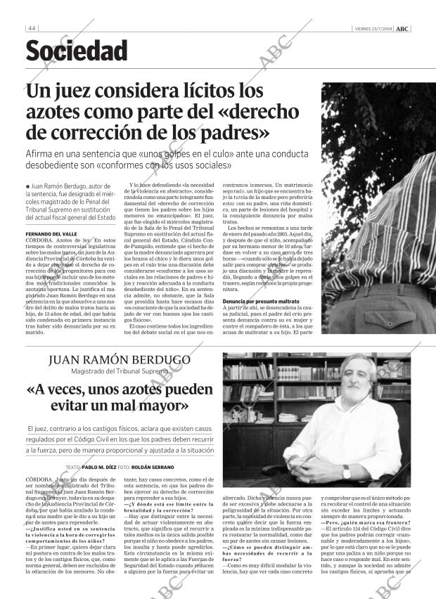 ABC MADRID 23-07-2004 página 44