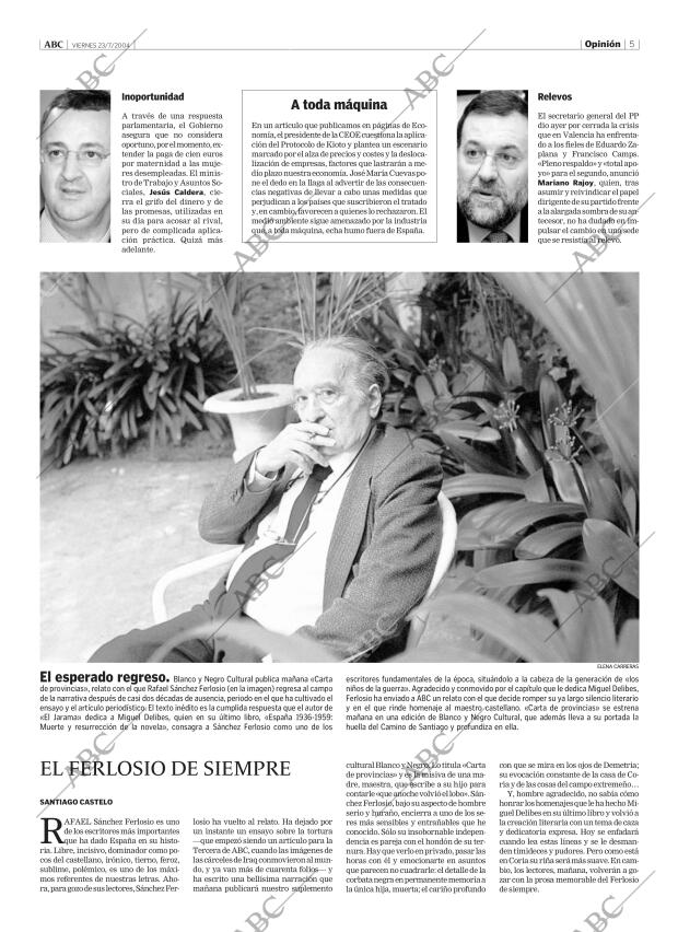 ABC MADRID 23-07-2004 página 5