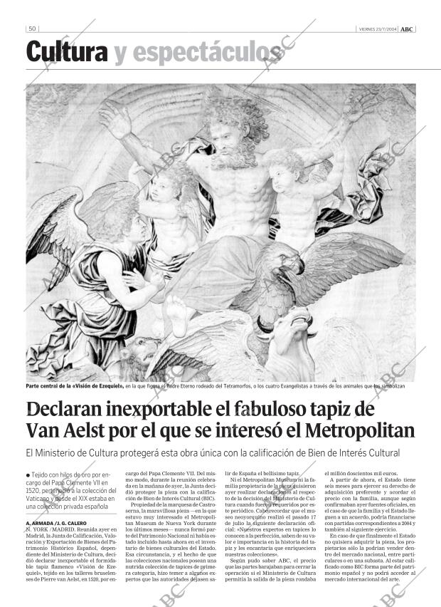 ABC MADRID 23-07-2004 página 50