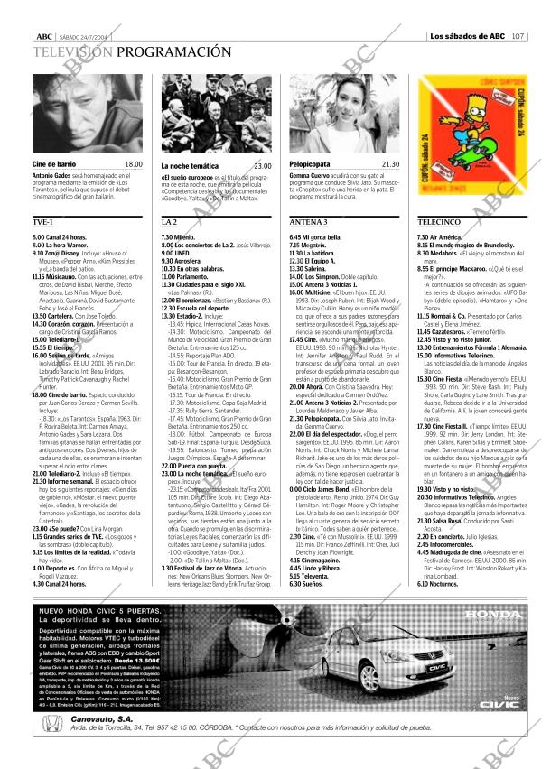 ABC CORDOBA 24-07-2004 página 107