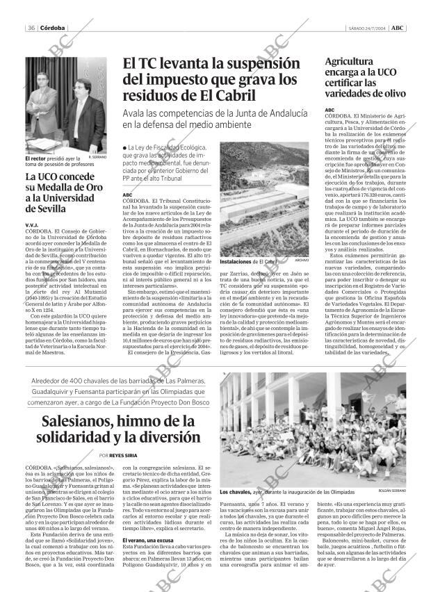 ABC CORDOBA 24-07-2004 página 36