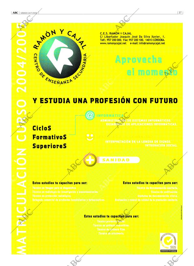 ABC CORDOBA 24-07-2004 página 37