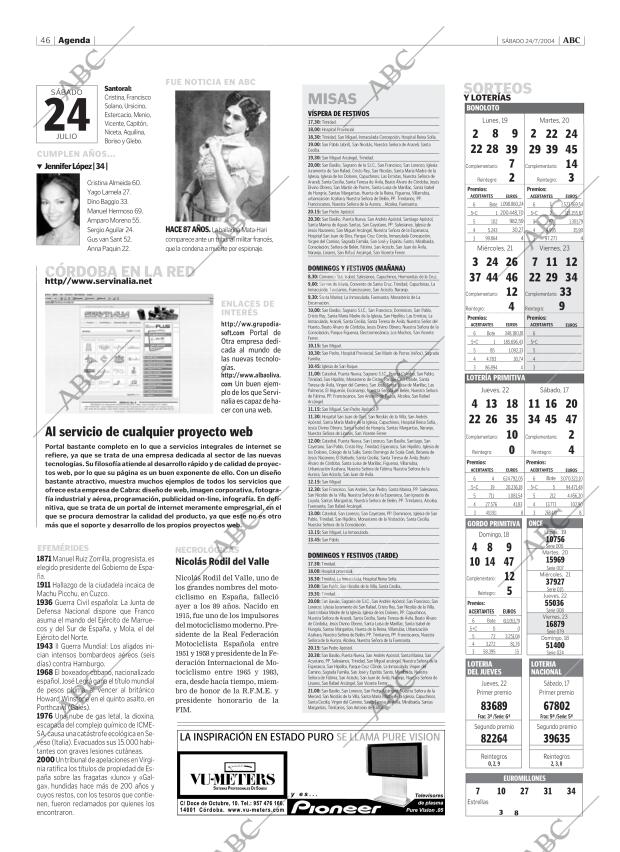 ABC CORDOBA 24-07-2004 página 46