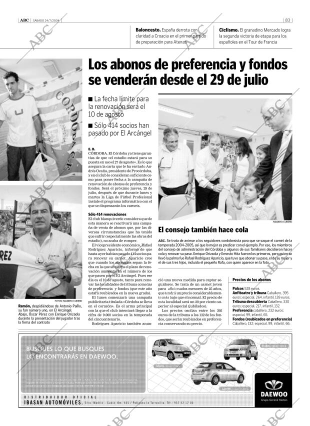 ABC CORDOBA 24-07-2004 página 83