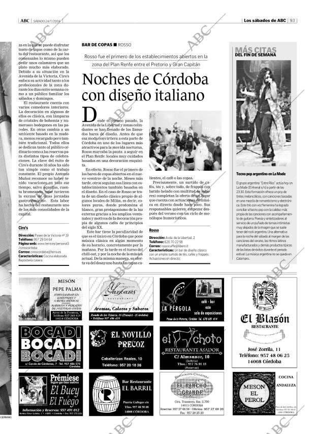 ABC CORDOBA 24-07-2004 página 93