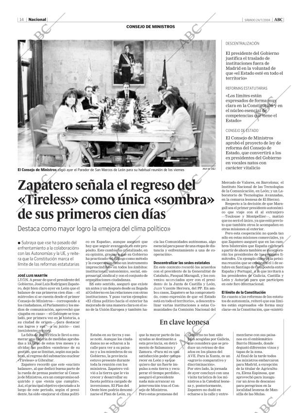 ABC MADRID 24-07-2004 página 14