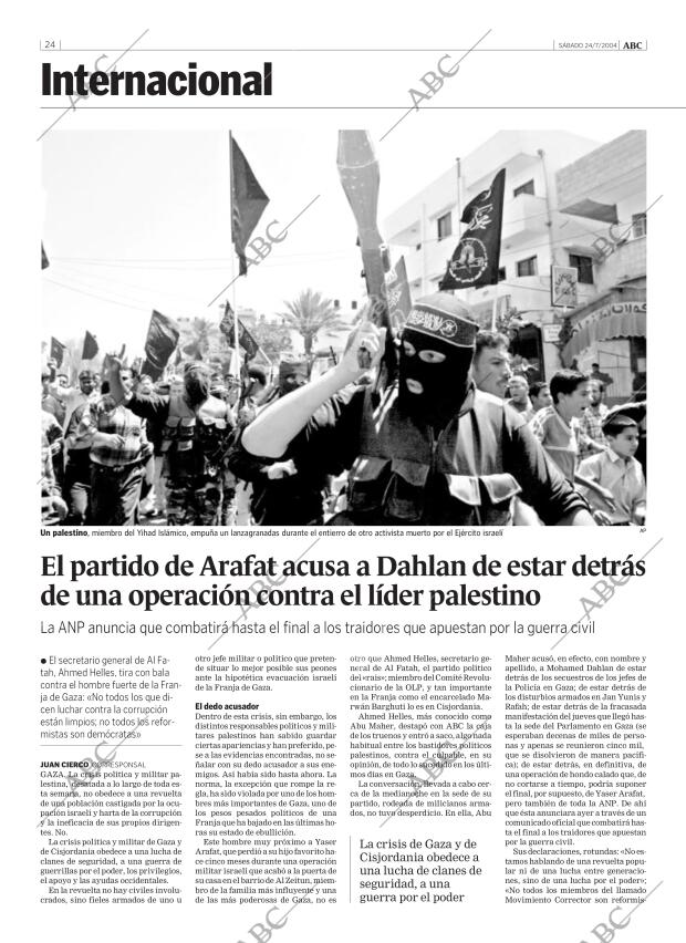 ABC MADRID 24-07-2004 página 24