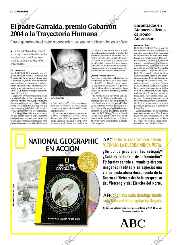 ABC MADRID 24-07-2004 página 50