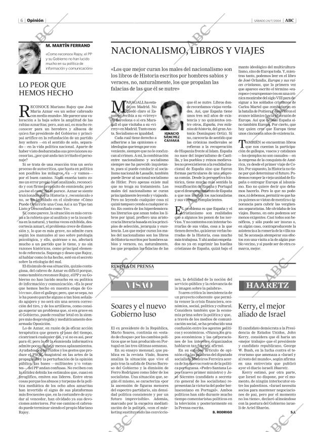 ABC MADRID 24-07-2004 página 6