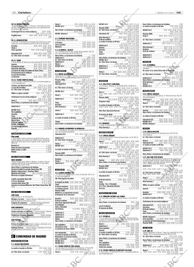 ABC MADRID 24-07-2004 página 68