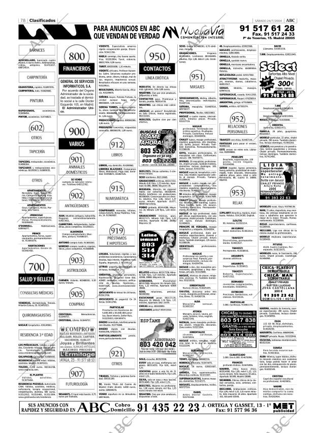 ABC MADRID 24-07-2004 página 78