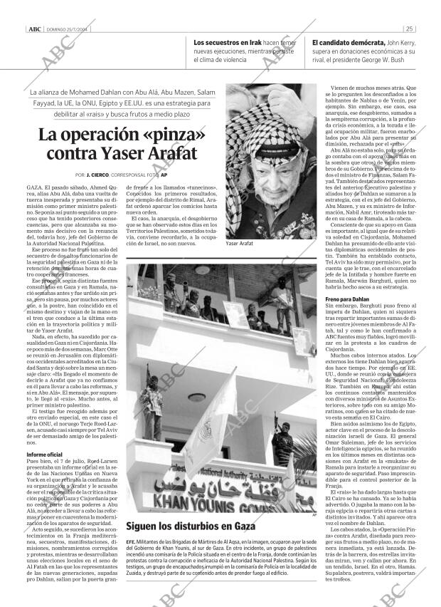 ABC MADRID 25-07-2004 página 25