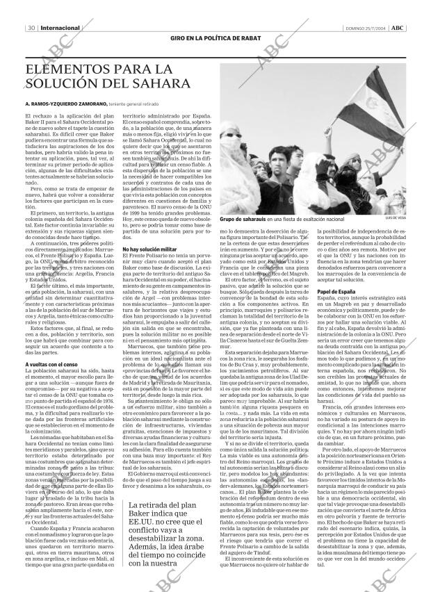 ABC MADRID 25-07-2004 página 30