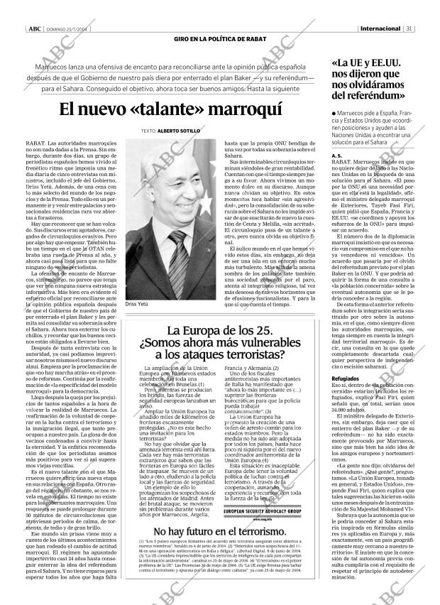 ABC MADRID 25-07-2004 página 31