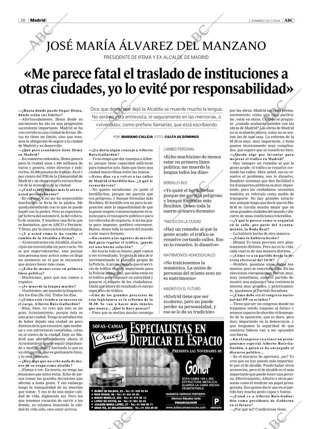 ABC MADRID 25-07-2004 página 38