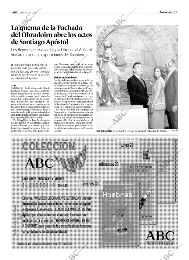 ABC MADRID 25-07-2004 página 63