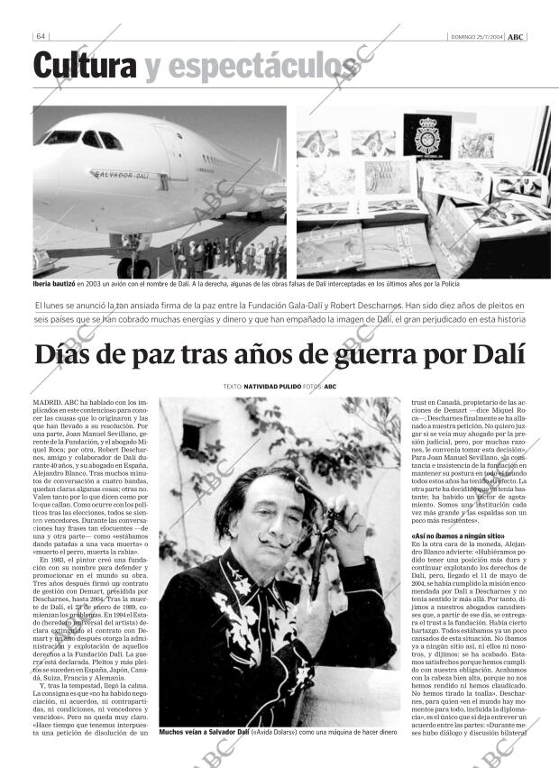 ABC MADRID 25-07-2004 página 64