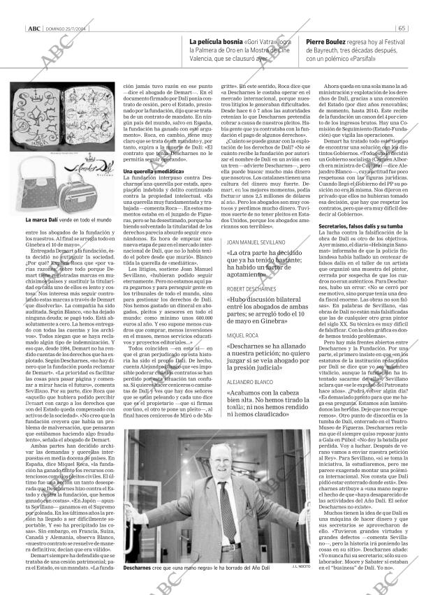 ABC MADRID 25-07-2004 página 65