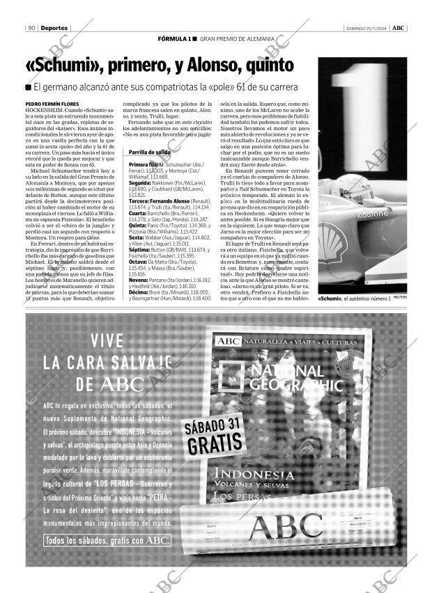 ABC MADRID 25-07-2004 página 90