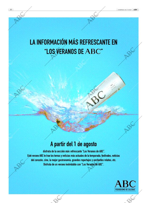 ABC SEVILLA 25-07-2004 página 38