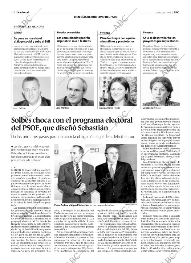 ABC MADRID 26-07-2004 página 14