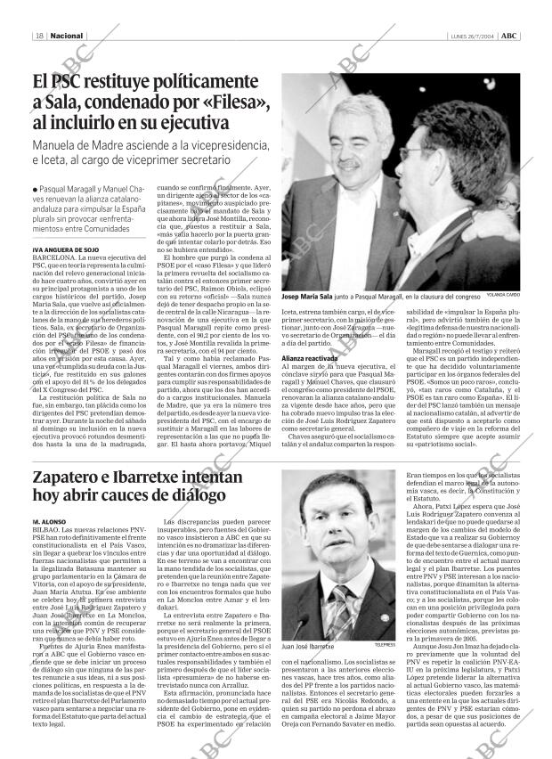 ABC MADRID 26-07-2004 página 18