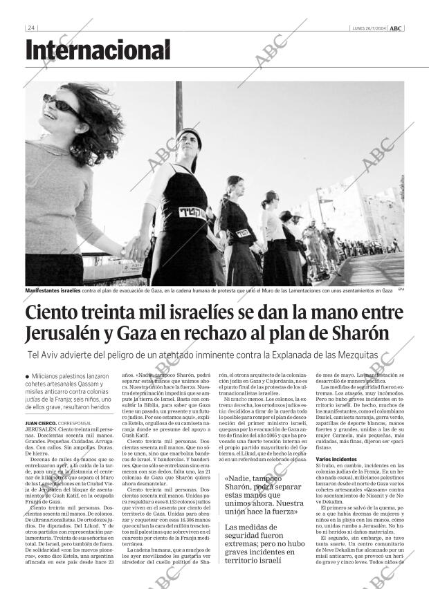 ABC MADRID 26-07-2004 página 24
