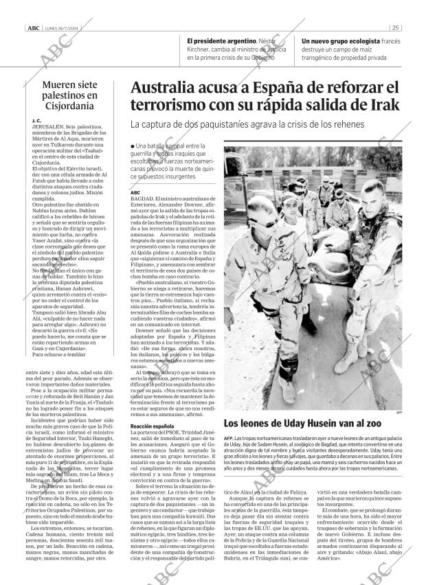 ABC MADRID 26-07-2004 página 25