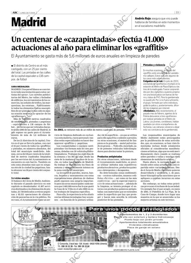 ABC MADRID 26-07-2004 página 33