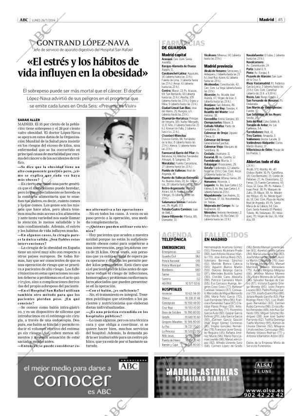 ABC MADRID 26-07-2004 página 45