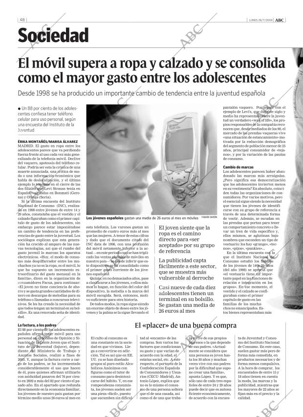 ABC MADRID 26-07-2004 página 48