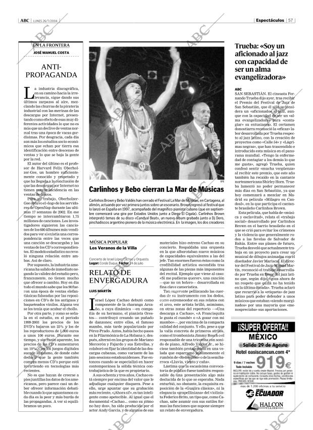 ABC MADRID 26-07-2004 página 57
