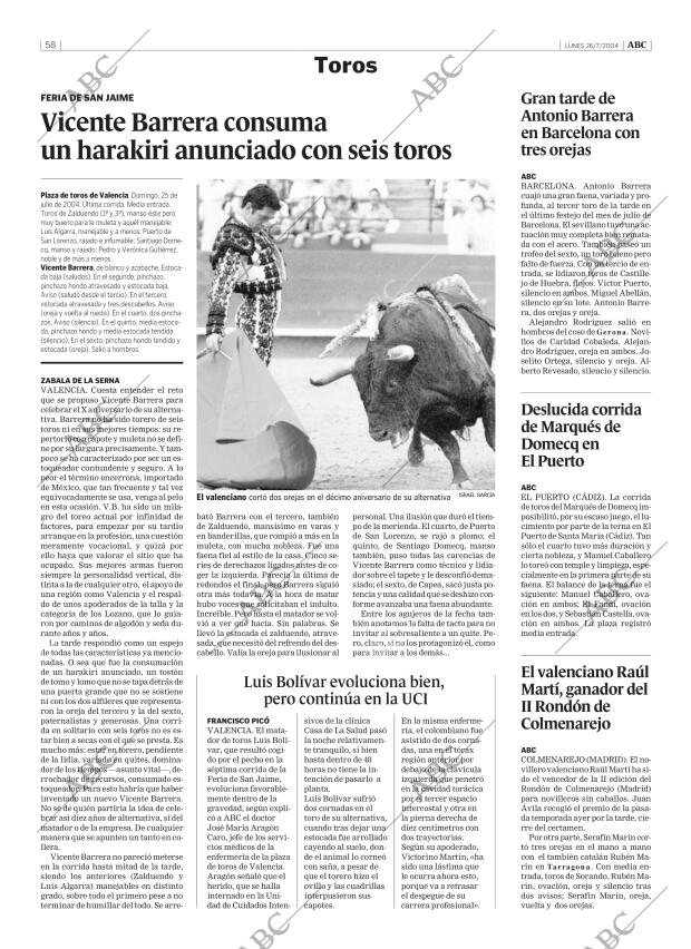 ABC MADRID 26-07-2004 página 58